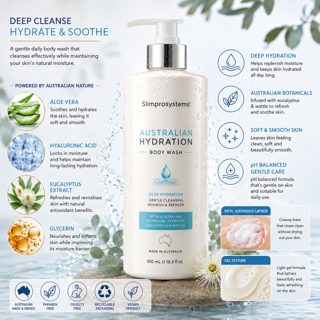 Slimprosystems® Australian Hydration Body