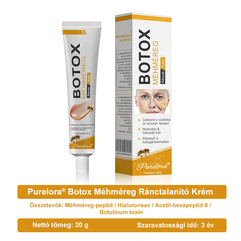 🔥Az akció utolsó napja: 70% kedvezmény - Purelora® Botox méhméreg ránctalanító krém