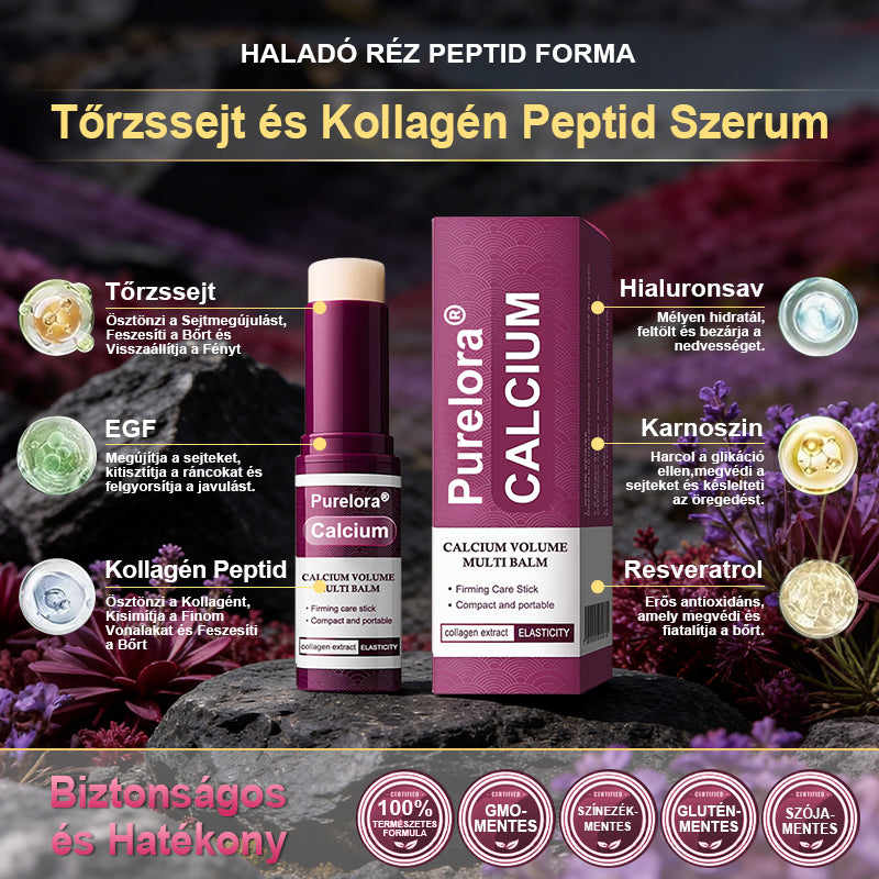🌷 [Hivatalos üzlet] 80% kedvezmény ✨ Purelora® őssejtkivonat EGF és rézpeptid Cemenrete kalcium multibalzsam – Feszesítő ápolás a láthatóan simább bőrért