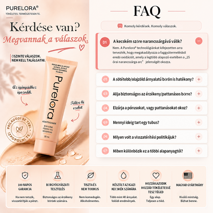 💖【Hivatalos áruház】PURELORA® AdaptaShade alapozó ——Bőrápoló hatású, színadaptáló alapozó