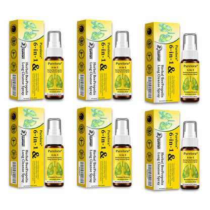 🍀🍀🐝🇦🇺 Official Store:𝐏𝐔𝐑𝐄𝐋𝐎𝐑𝐀®  6-in-1 Herbal BeePropolis Lung Cleanse Spray（👨‍⚕️Directly acts on COPD, asthma, chronic bronchitis (CB), respiratory infections, lung cancer, sinusitis, and other conditions🫁）