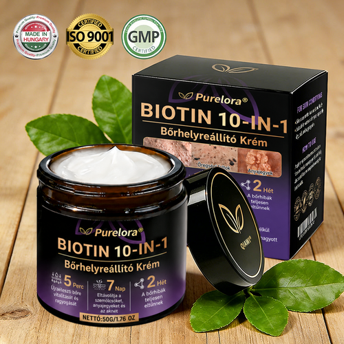 Magyarországról készült és szállított 🍁 Purelora® Biotin Bőrjavító Krém (10 az 1-ben Formula) — Az ajánlat utolsó napja: 25% kedvezmény.