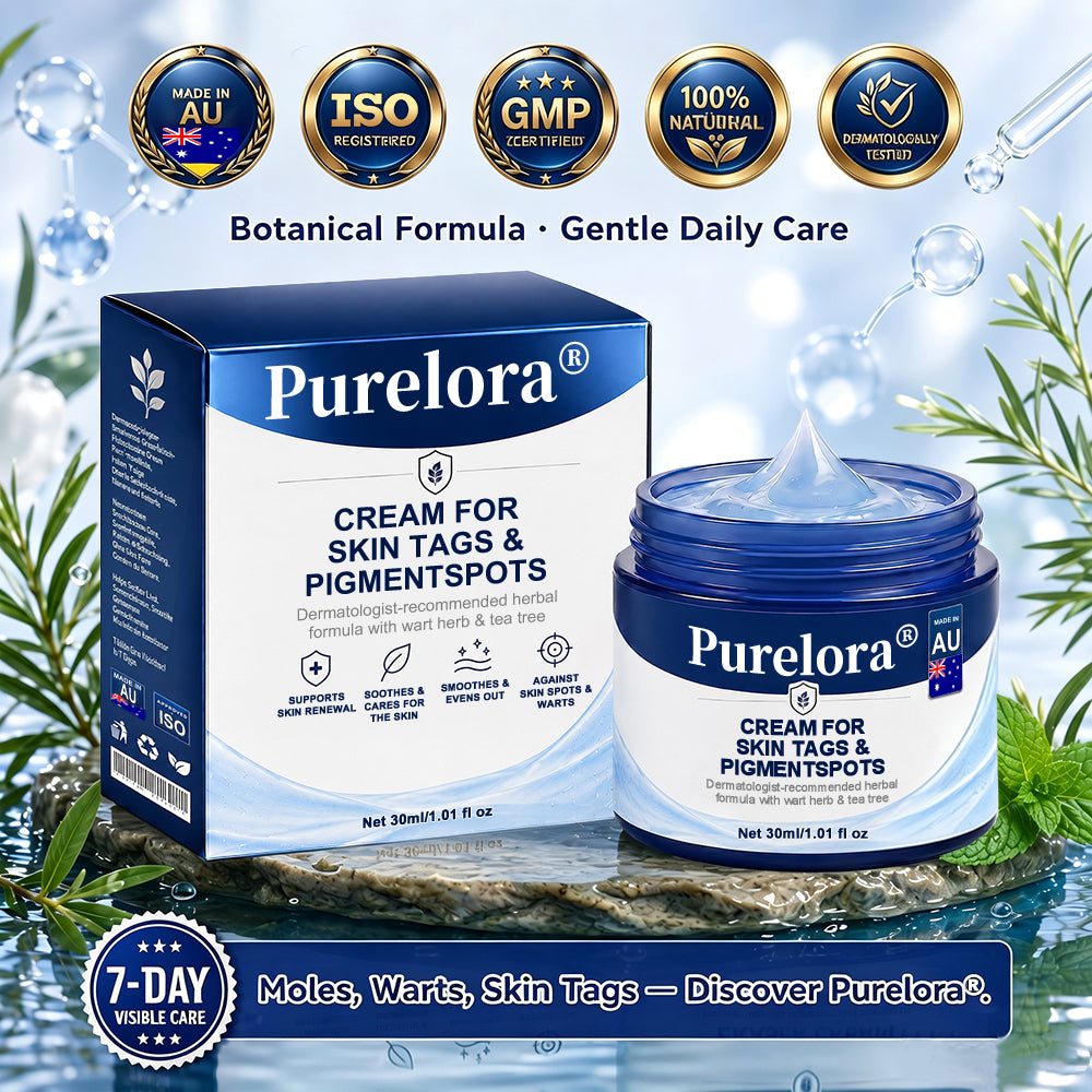 Purelora®  7-Day Skin Tag & Blemish Removal Cream (Painless Formula – Scar-Free)🌹🌹