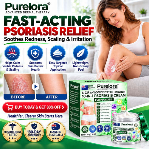 𝐎𝐟𝐟𝐢𝐜𝐢𝐚𝐥 𝐒𝐭𝐨𝐫𝐞 |💧💧 Purelora® 𝑰𝑳-𝟐𝟑𝑹 𝑨𝒏𝒕𝒂𝒈𝒐𝒏𝒊𝒔𝒕 𝑷𝒆𝒑𝒕𝒊𝒅𝒆 + 𝑰𝒏𝒅𝒊𝒓𝒖𝒃𝒊𝒏 𝟏𝟎-𝑰𝑵-𝟏 𝑷𝒔𝒐𝒓𝒊𝒂𝒔𝒊𝒔 𝑪𝒓𝒆𝒂𝒎 （𝑯𝒆𝒍𝒑𝒔 𝑹𝒆𝒅𝒖𝒄𝒆 𝑽𝒊𝒔𝒊𝒃𝒍𝒆 𝑹𝒆𝒅𝒏𝒆𝒔𝒔 & 𝑺𝒄𝒂𝒍𝒊𝒏𝒈, 𝑺𝒐𝒐𝒕𝒉𝒆 𝑫𝒓𝒚𝒏𝒆𝒔𝒔 & 𝑰𝒕𝒄𝒉𝒊𝒏𝒈, 𝑺𝒖𝒑𝒑𝒐𝒓𝒕 𝑩𝒂𝒍𝒂𝒏𝒄𝒆𝒅 𝑺𝒌𝒊𝒏-𝑪𝒆𝒍𝒍 𝑹𝒆𝒏𝒆𝒘𝒂𝒍 & 𝑯𝒆𝒍𝒑 𝑹𝒆𝒊𝒏𝒇𝒐𝒓𝒄𝒆 𝒕𝒉𝒆 𝑺𝒌𝒊𝒏 𝑩𝒂𝒓𝒓𝒊𝒆𝒓）