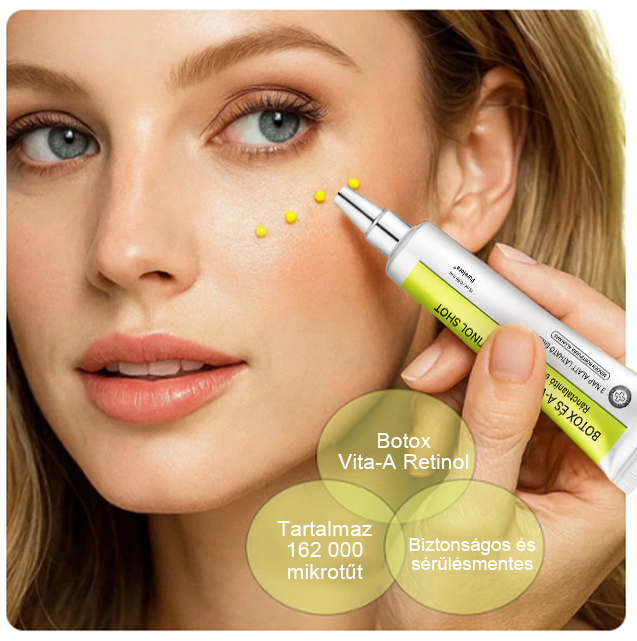 [🔥Utolsó nap 70% kedvezmény] Purelora® Botox és Retinol injekció - Radír mély ráncokra, megereszkedett toka és duzzadt szemek ellen