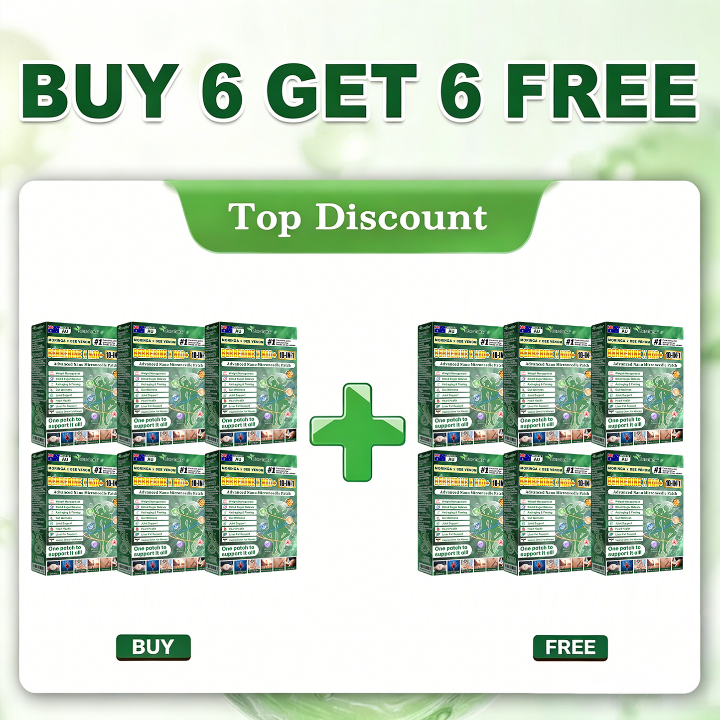Official AUS Store 🇦🇺  | 🧑‍⚕️🩺 𝗖𝘂𝗿𝗮𝗹𝗼𝗻𝗮® Moringa · Berberine × NAD+ 𝟏𝟎-𝐢𝐧-𝟏 𝐀𝐝𝐯𝐚𝐧𝐜𝐞𝐝 𝐍𝐚𝐧𝐨 𝐌𝐢𝐜𝐫𝐨𝐧𝐞𝐞𝐝𝐥𝐞 𝐏𝐚𝐭𝐜𝐡 — 𝐎𝐧𝐜𝐞 𝐃𝐚𝐢𝐥𝐲, 𝐕𝐢𝐬𝐢𝐛𝐥𝐞 𝐑𝐞𝐬𝐮𝐥𝐭𝐬 𝐢𝐧 𝟕 𝐃𝐚𝐲𝐬