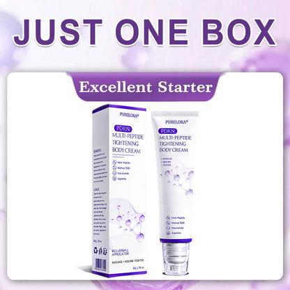 Purelora® 🍅PDRN Multi-Peptide Massaging Body Roller Cream- Anti-aging, Hydrating, Skin Firming & Lifting, Skin Repair, Even Tone, Acne and Dark Spot Treatment, Wart and Mole Removal, and Psoriasis Relief.