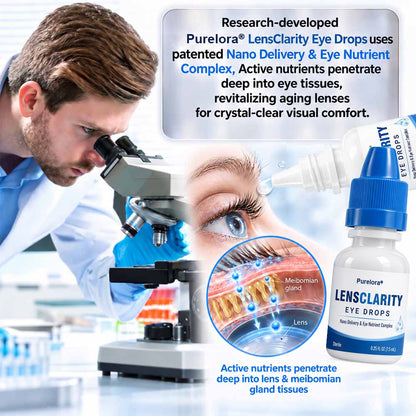👨‍⚕️𝐏𝐔𝐑𝐄𝐋𝐎𝐑𝐀® LensClarity Eye Drops✅For dry eyes, blurry vision & presbyopia 💦