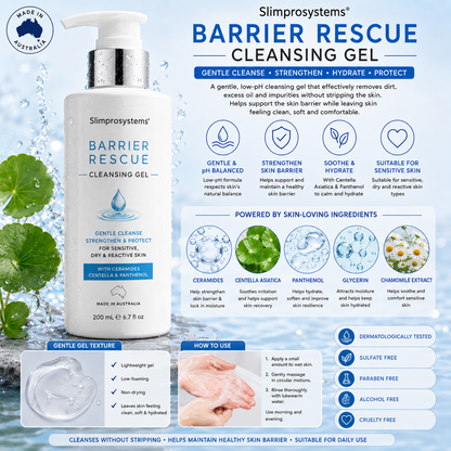 Slimprosystems® Barrier Rescue Cleansing Gel