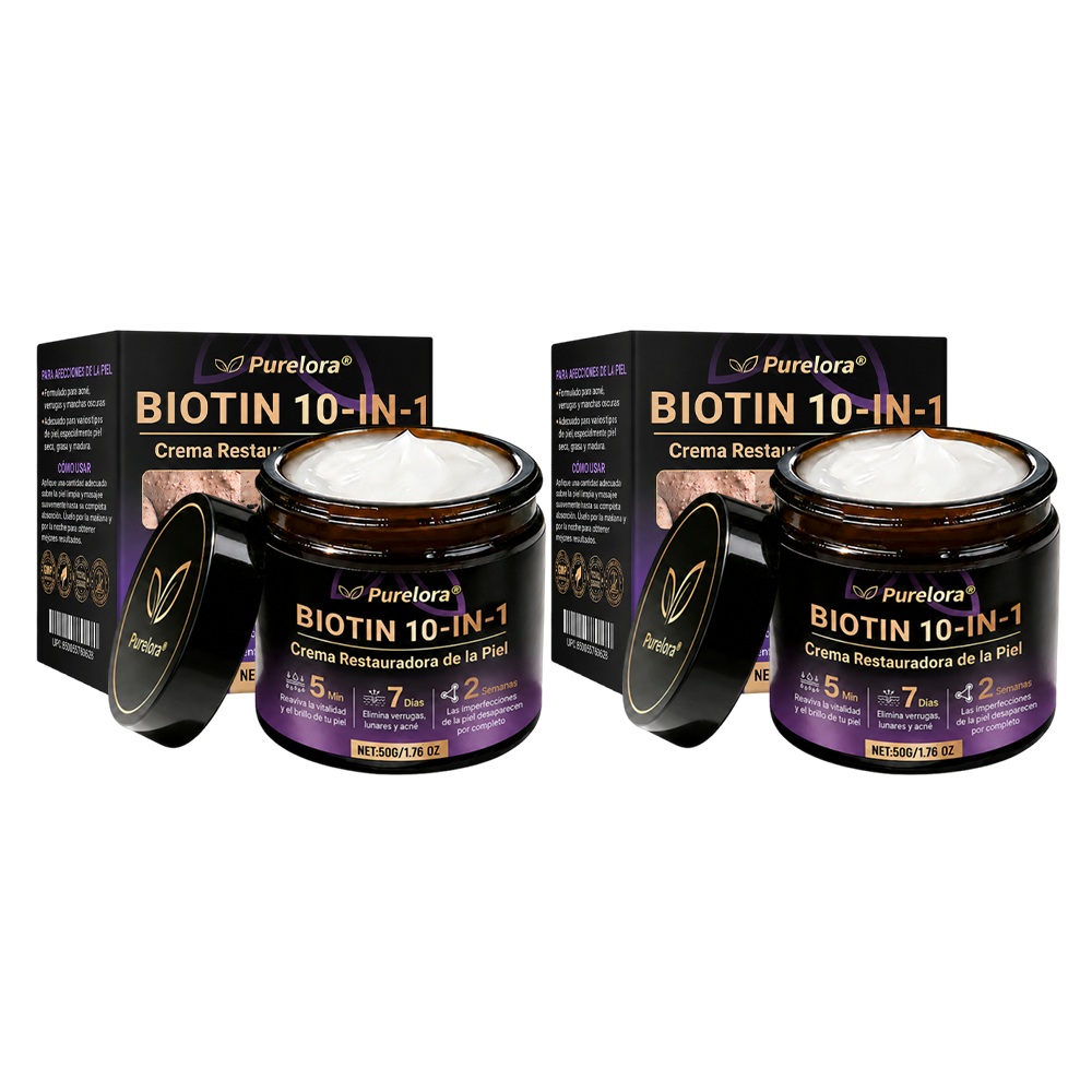 Magyarországról készült és szállított 🍁 Purelora® Biotin Bőrjavító Krém (10 az 1-ben Formula) — Az ajánlat utolsó napja: 25% kedvezmény.