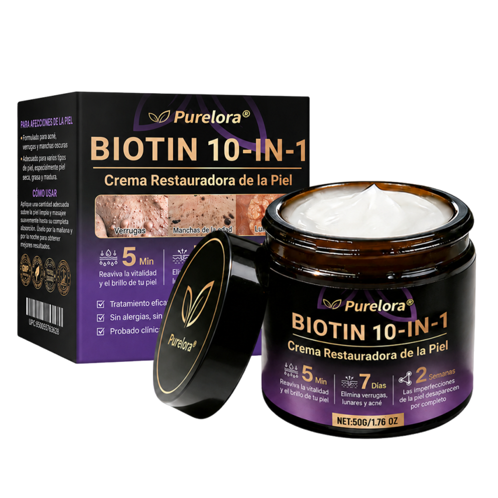 Magyarországról készült és szállított 🍁 Purelora® Biotin Bőrjavító Krém (10 az 1-ben Formula) — Az ajánlat utolsó napja: 25% kedvezmény.