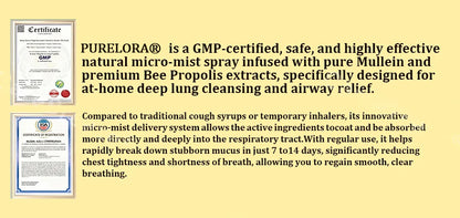 🍀🍀🐝🇦🇺 Official Store:𝐏𝐔𝐑𝐄𝐋𝐎𝐑𝐀®  6-in-1 Herbal BeePropolis Lung Cleanse Spray（👨‍⚕️Directly acts on COPD, asthma, chronic bronchitis (CB), respiratory infections, lung cancer, sinusitis, and other conditions🫁）