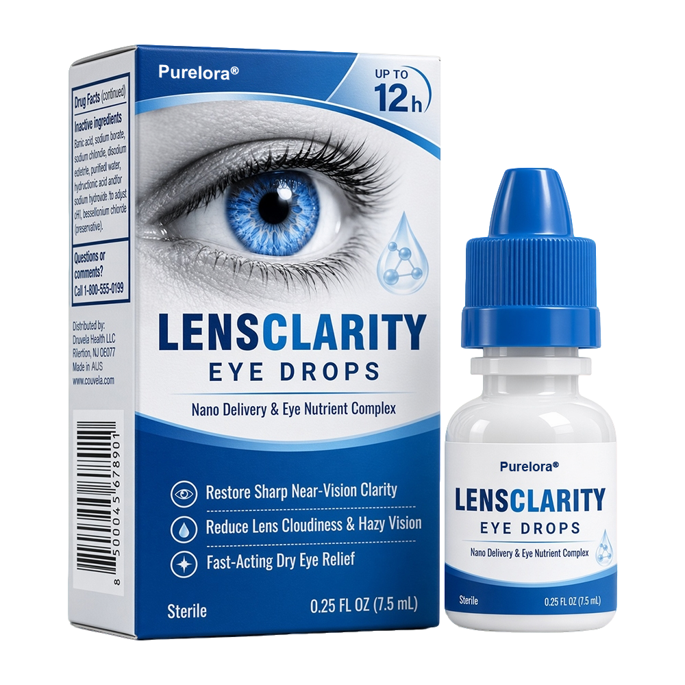 👨‍⚕️𝐏𝐔𝐑𝐄𝐋𝐎𝐑𝐀® LensClarity Eye Drops✅For dry eyes, blurry vision & presbyopia 💦