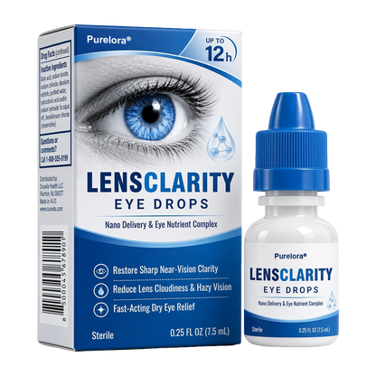 👨‍⚕️𝐏𝐔𝐑𝐄𝐋𝐎𝐑𝐀® LensClarity Eye Drops✅For dry eyes, blurry vision & presbyopia 💦