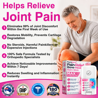 🏅✅🇦🇺 Official Store: 𝐏𝐔𝐑𝐄𝐋𝐎𝐑𝐀® Pain-Relief Bone-Healing Balm Stick(🧑‍⚕️Reducing joint swelling, pain, stiffness, redness, warmth, soreness, and joint fatigue)