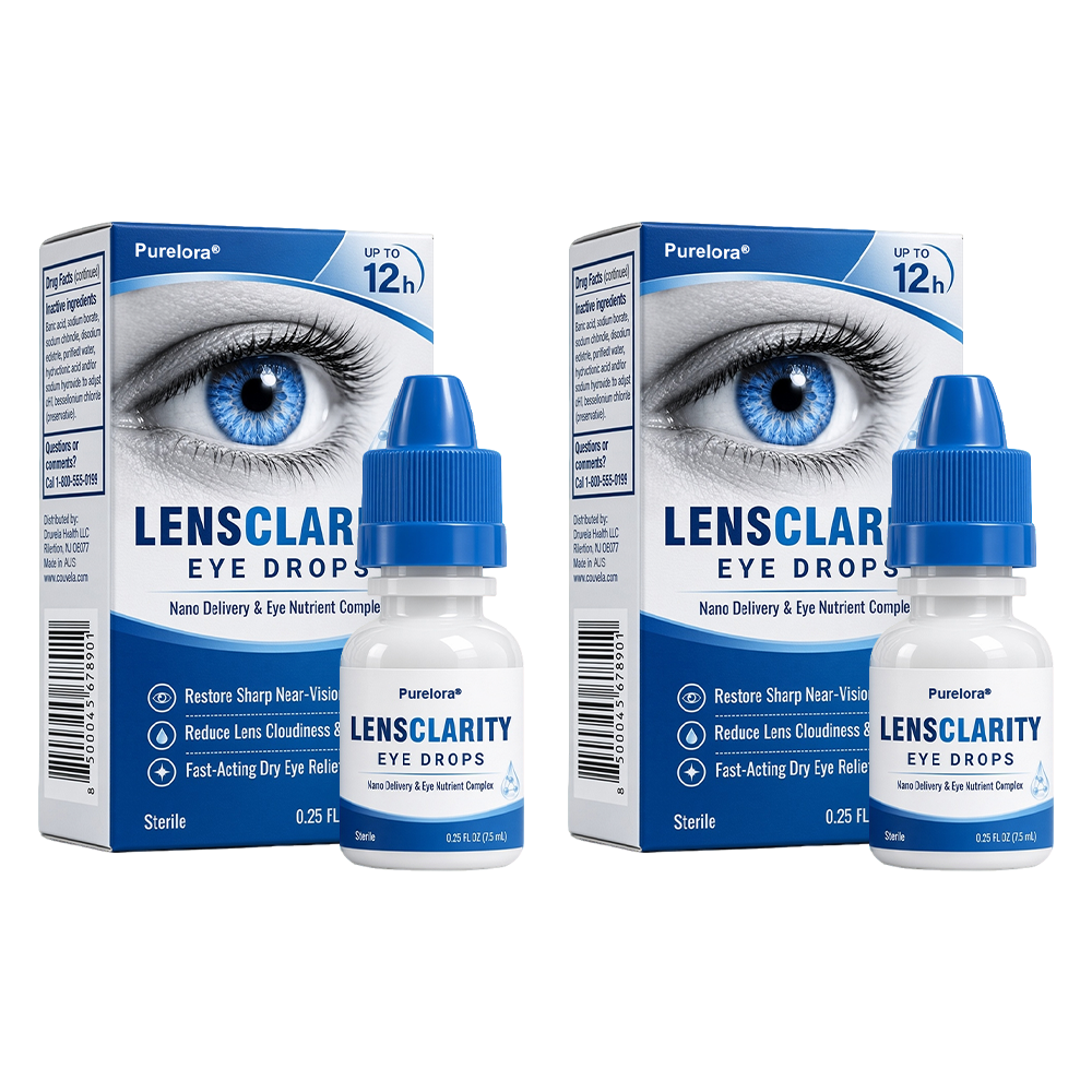 👨‍⚕️𝐏𝐔𝐑𝐄𝐋𝐎𝐑𝐀® LensClarity Eye Drops✅For dry eyes, blurry vision & presbyopia 💦
