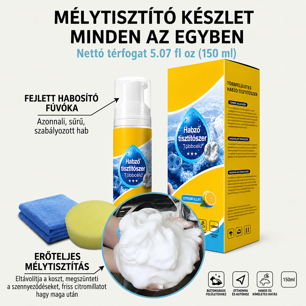 🫧Utolsó nap – 80% kedvezmény💦 4 az 1-ben multienzimes tisztítóhab