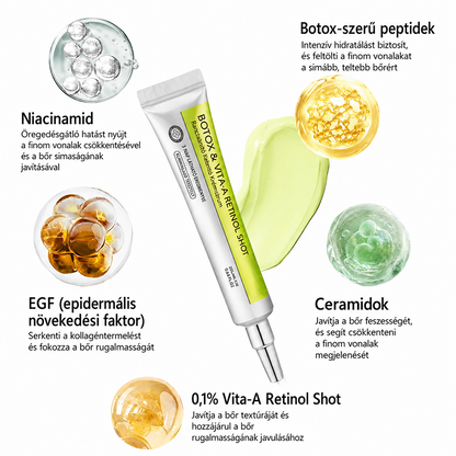 [🔥Utolsó nap 70% kedvezmény] Purelora® Botox és Retinol injekció - Radír mély ráncokra, megereszkedett toka és duzzadt szemek ellen