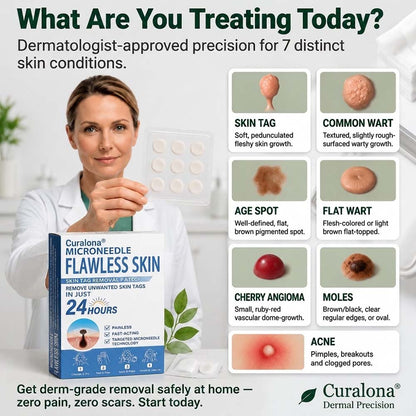 👩‍⚕️🍃 𝐎𝐟𝐟𝐢𝐜𝐢𝐚𝐥 𝐒𝐭𝐨𝐫𝐞 | Curalona® 🌿 𝐁𝐨𝐭𝐚𝐧𝐢𝐜𝐚𝐥 𝐌𝐢𝐜𝐫𝐨𝐧𝐞𝐞𝐝𝐥𝐞 𝐇𝐲𝐝𝐫𝐨𝐜𝐨𝐥𝐥𝐨𝐢𝐝 𝐏𝐚𝐭𝐜𝐡 (𝐅𝐨𝐫 𝐒𝐤𝐢𝐧 𝐓𝐚𝐠𝐬, 𝐒𝐦𝐚𝐥𝐥 𝐒𝐤𝐢𝐧 𝐆𝐫𝐨𝐰𝐭𝐡𝐬, 𝐖𝐚𝐫𝐭𝐬, 𝐌𝐨𝐥𝐞𝐬, 𝐀𝐠𝐞 𝐒𝐩𝐨𝐭𝐬 & 𝐏𝐢𝐠𝐦𝐞𝐧𝐭𝐚𝐭𝐢𝐨𝐧 𝐂𝐨𝐧𝐜𝐞𝐫𝐧𝐬)