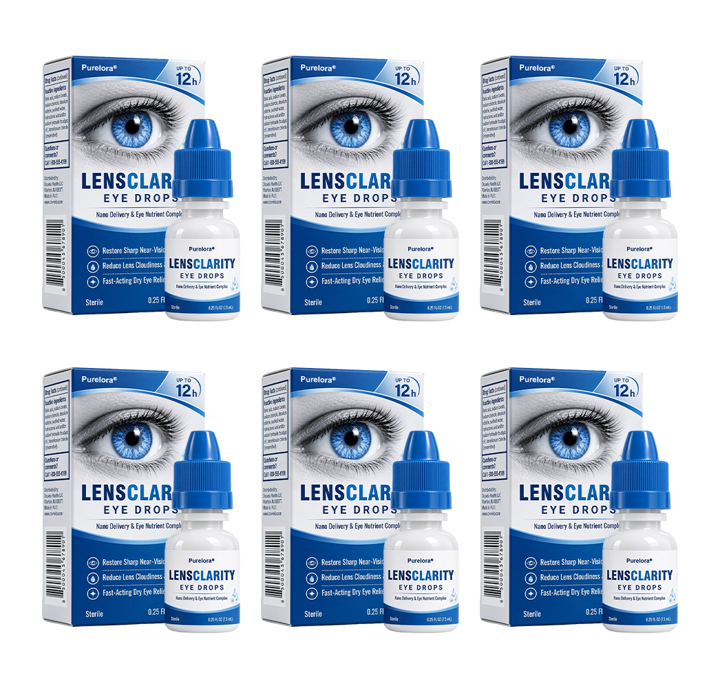 👨‍⚕️𝐏𝐔𝐑𝐄𝐋𝐎𝐑𝐀® LensClarity Eye Drops✅For dry eyes, blurry vision & presbyopia 💦