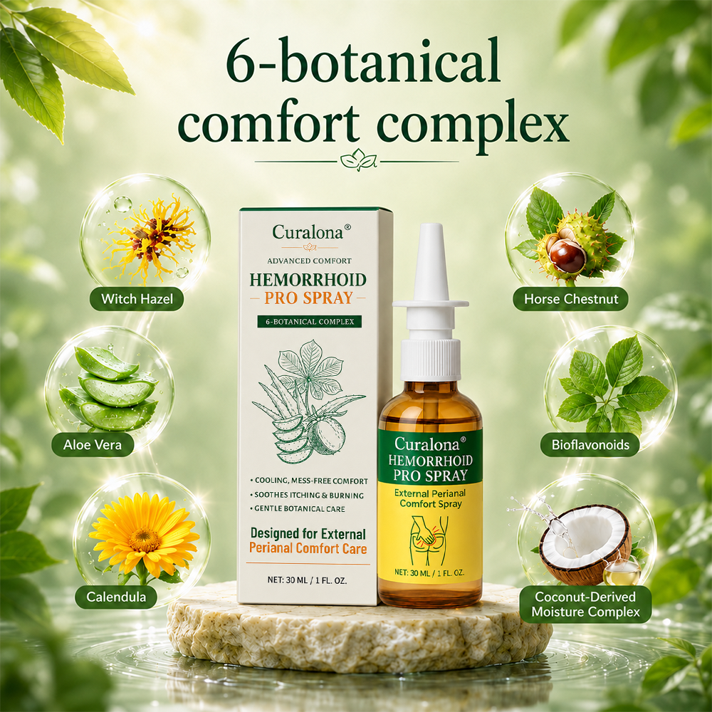 𝗖𝘂𝗿𝗮𝗹𝗼𝗻𝗮® Advanced Comfort Hemorrhoid PRO Spray