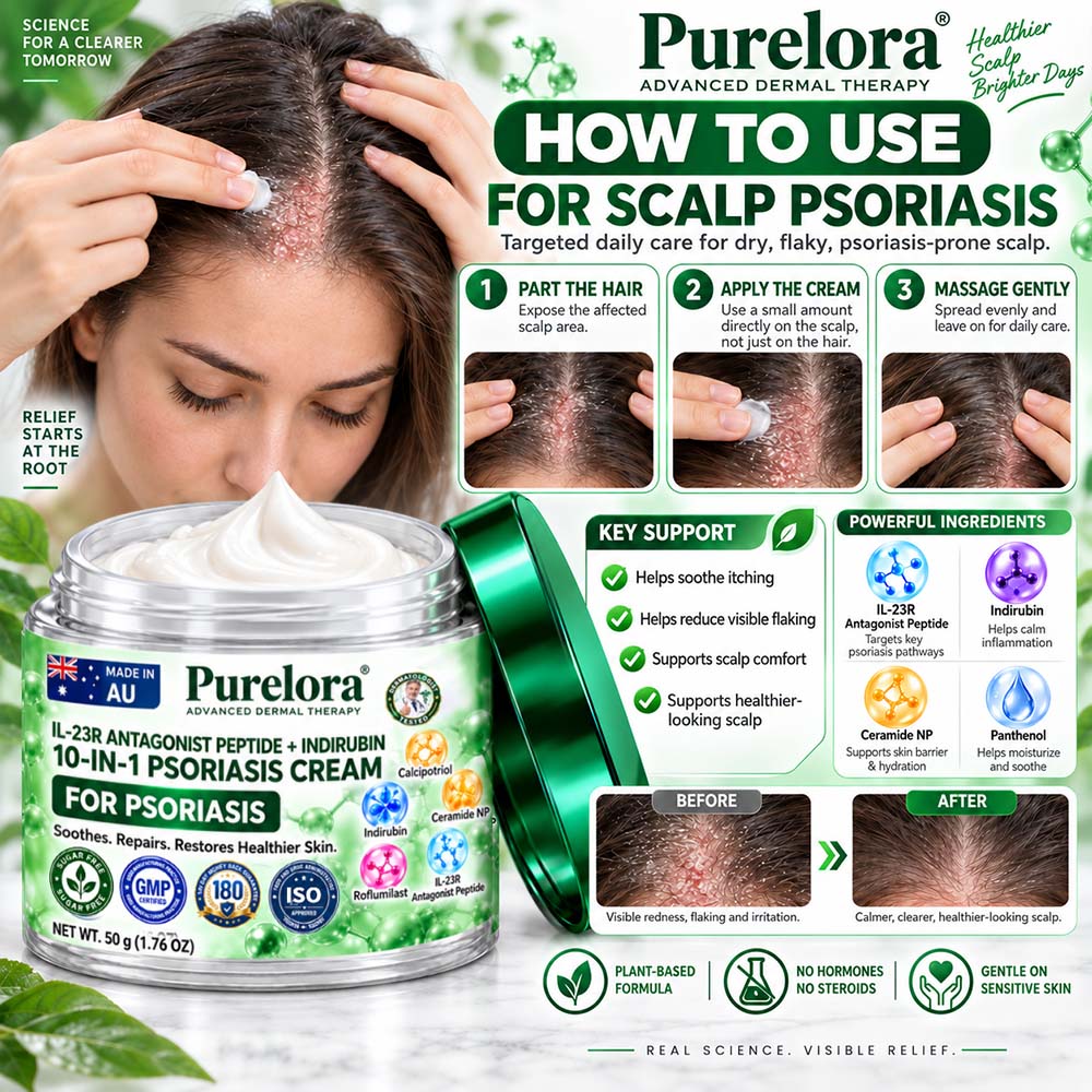𝐎𝐟𝐟𝐢𝐜𝐢𝐚𝐥 𝐒𝐭𝐨𝐫𝐞 |💧💧 Purelora® 𝑰𝑳-𝟐𝟑𝑹 𝑨𝒏𝒕𝒂𝒈𝒐𝒏𝒊𝒔𝒕 𝑷𝒆𝒑𝒕𝒊𝒅𝒆 + 𝑰𝒏𝒅𝒊𝒓𝒖𝒃𝒊𝒏 𝟏𝟎-𝑰𝑵-𝟏 𝑷𝒔𝒐𝒓𝒊𝒂𝒔𝒊𝒔 𝑪𝒓𝒆𝒂𝒎 （𝑯𝒆𝒍𝒑𝒔 𝑹𝒆𝒅𝒖𝒄𝒆 𝑽𝒊𝒔𝒊𝒃𝒍𝒆 𝑹𝒆𝒅𝒏𝒆𝒔𝒔 & 𝑺𝒄𝒂𝒍𝒊𝒏𝒈, 𝑺𝒐𝒐𝒕𝒉𝒆 𝑫𝒓𝒚𝒏𝒆𝒔𝒔 & 𝑰𝒕𝒄𝒉𝒊𝒏𝒈, 𝑺𝒖𝒑𝒑𝒐𝒓𝒕 𝑩𝒂𝒍𝒂𝒏𝒄𝒆𝒅 𝑺𝒌𝒊𝒏-𝑪𝒆𝒍𝒍 𝑹𝒆𝒏𝒆𝒘𝒂𝒍 & 𝑯𝒆𝒍𝒑 𝑹𝒆𝒊𝒏𝒇𝒐𝒓𝒄𝒆 𝒕𝒉𝒆 𝑺𝒌𝒊𝒏 𝑩𝒂𝒓𝒓𝒊𝒆𝒓）