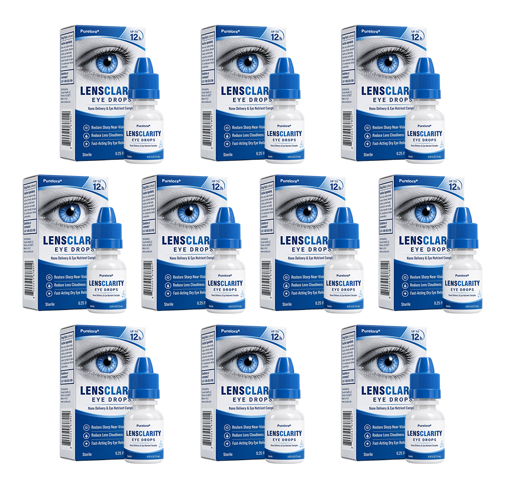 👨‍⚕️𝐏𝐔𝐑𝐄𝐋𝐎𝐑𝐀® LensClarity Eye Drops✅For dry eyes, blurry vision & presbyopia 💦